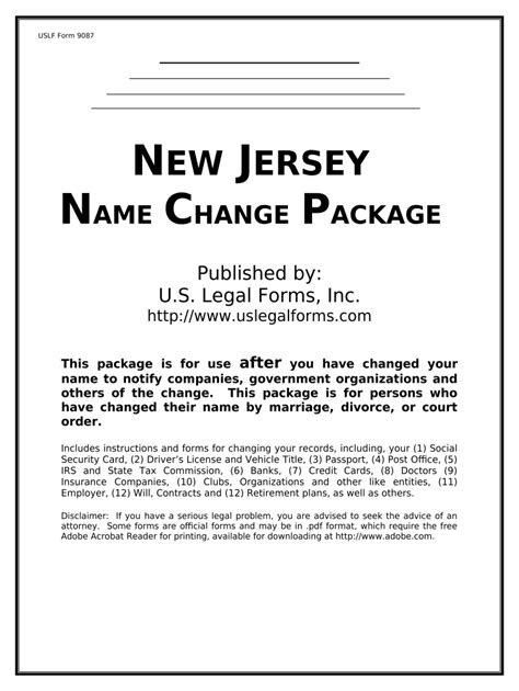 jersey names|nj name change marriage.